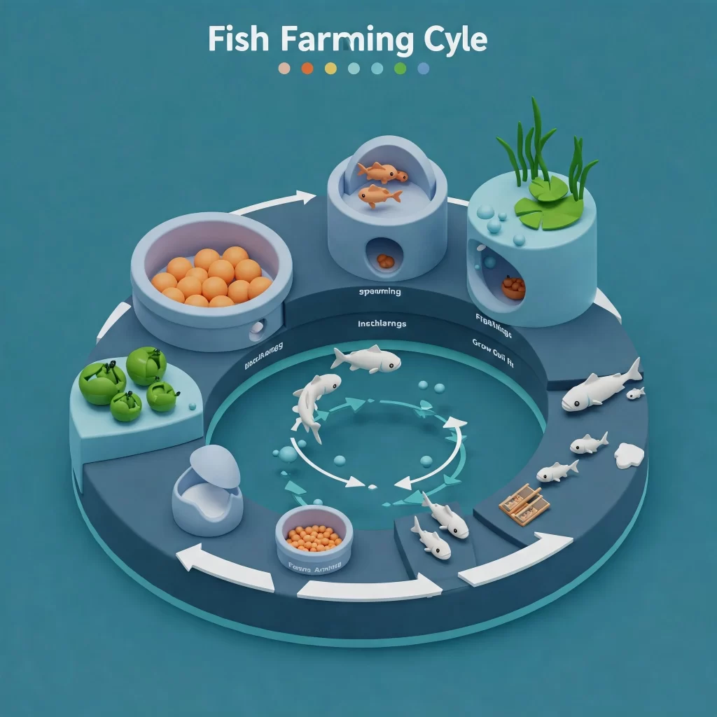 criar peixes ciclo